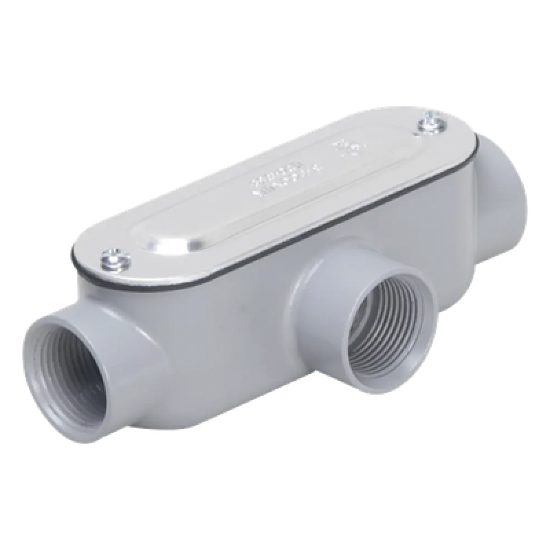 Caja Registro Tipo T / 1/2 in (12.7 mm) / Aluminio / NEMA 3R / UL / 4.3 in³ / Rígido e IMC