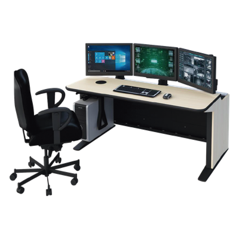Mueble de Monitoreo / 1 Operador / Estructura Modular / Diseño Ergonómico / Compatible Video Wall
