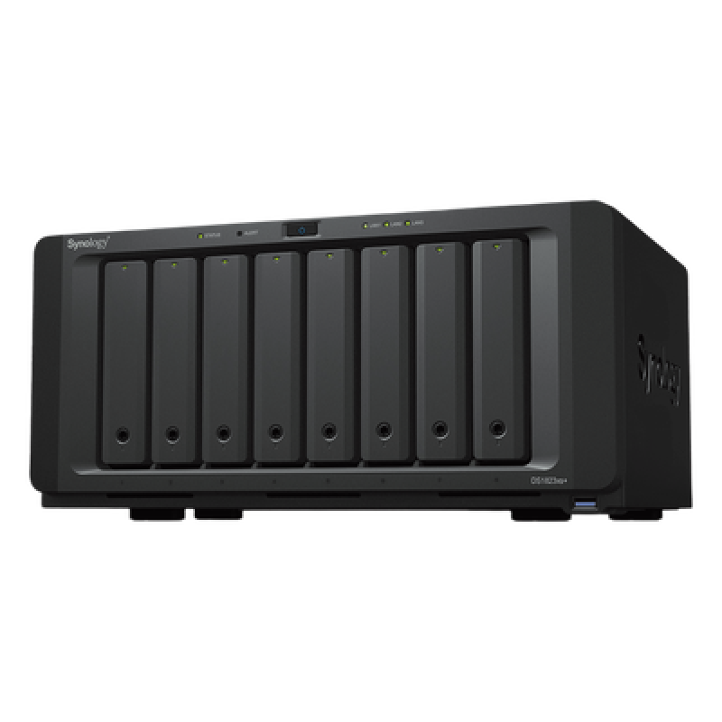 Servidor de Almacenamiento NAS Synology DiskStation DS1823xs+ | 8 Bahías | 144 TB Bruto | Expansión hasta 324 TB | 10GbE | RAID F1,0,1,5,6,10 | Caché SSD.