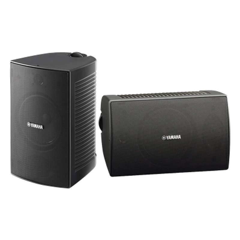 Altavoz de Montaje en Pared | 2 vias | Woofer 4" | Tweeter 1" | IPX3 | 8 ohms | 70/100V | Color Negro | Par