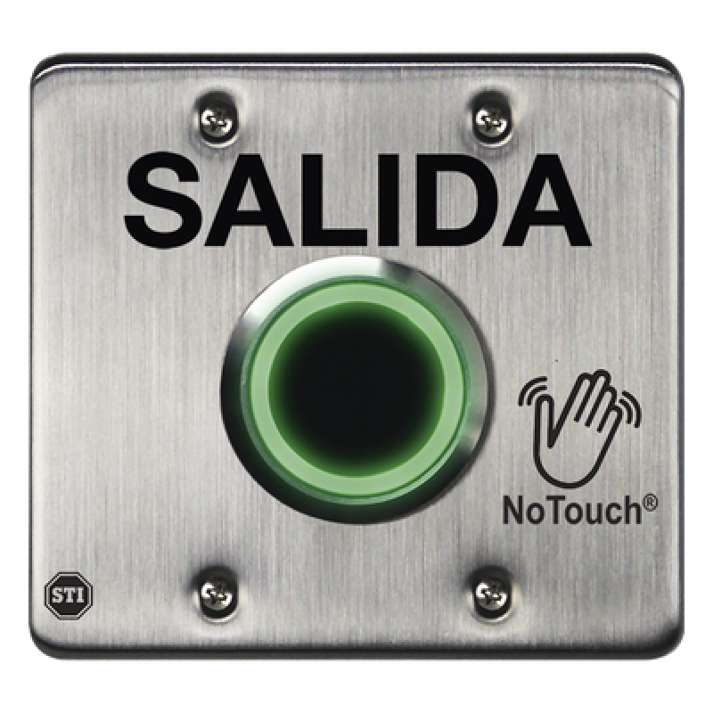 Interruptor IR NoTouch® de Acero Inoxidable, Salida Doble, SALIDA