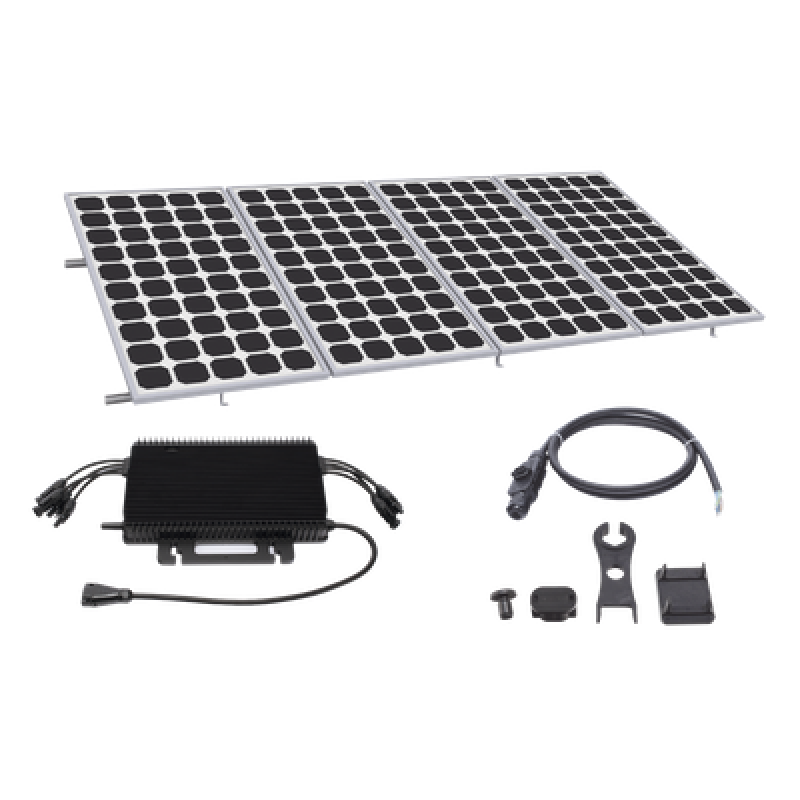 Kit Solar para Interconexión de 2.2KW de Potencia Pico 220Vcc con Microinversor y 4 Módulos de 550 W (Incluye Montaje )