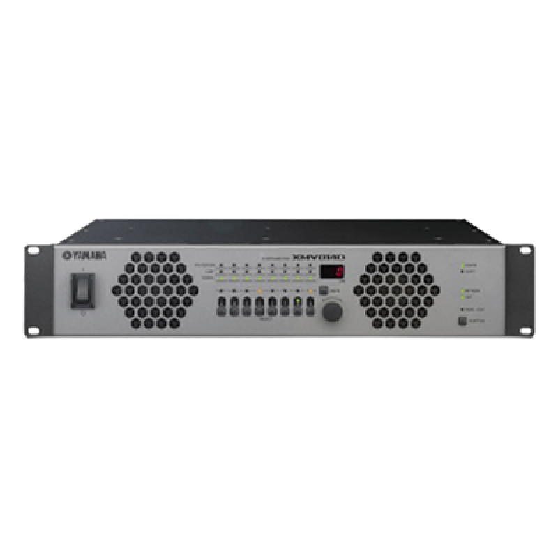 Amplificador de Audio Multicanal con Conexión Análoga / YDIF | 8 Canales, 140W | 8 OHMS | 70/100V