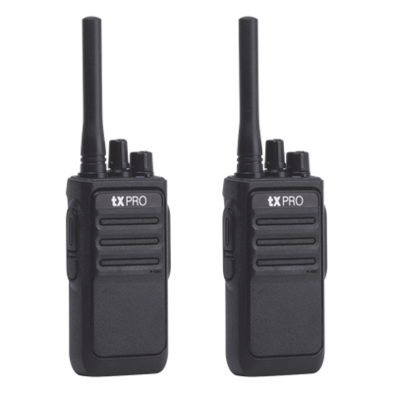 Radio Portátil Analógico UHF / 2W / 16 Canales / 400-470 MHz / VOX Manos Libres / Batería 6-8 hrs / Uso Inmediato