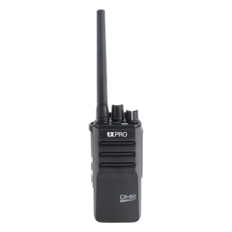 Radio Portátil DMR / UHF 400-470 MHz / 64 Canales / 4 Zonas / Cifrado Digital / 5W / USB-C