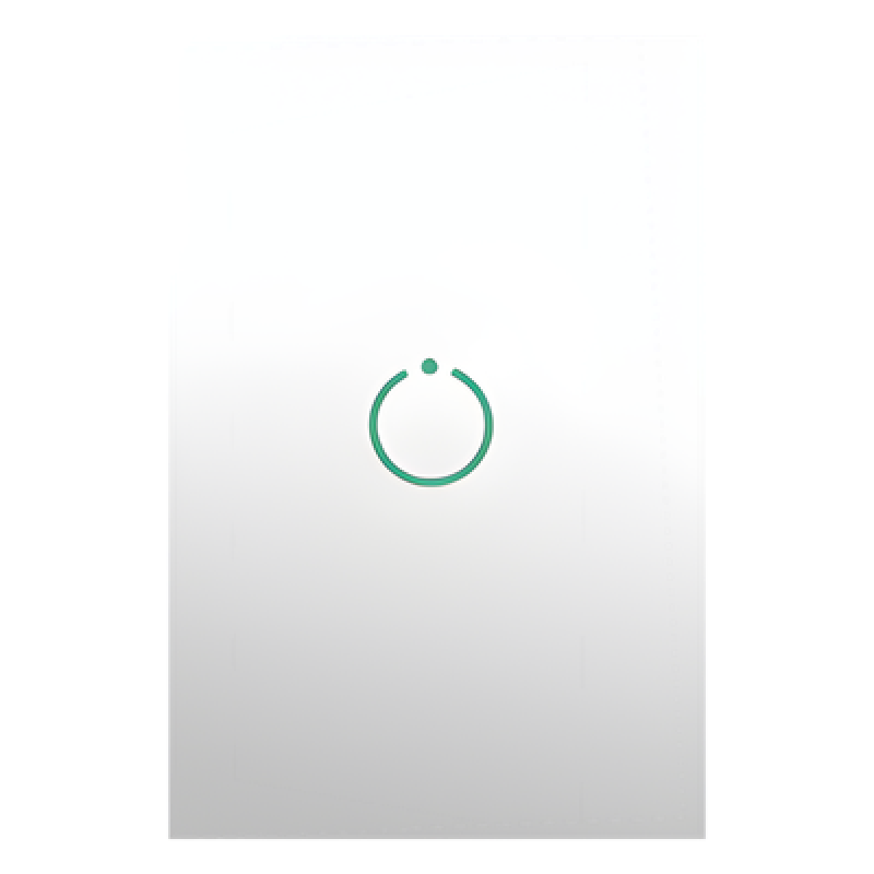 (ZWAVE) Interruptor On/Off panel táctil touch inalámbrico Zwave Plus 1 boton. No requiere cable neutro, Compatible con Hubitat HC8, Álula M2M, otros