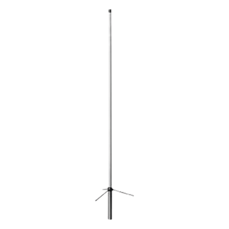Antena base UHF / Fibra de vidrio ajustable / 406-512 MHz / 6.5 dB / 200 W / 1.7 m (5.6 ft)
