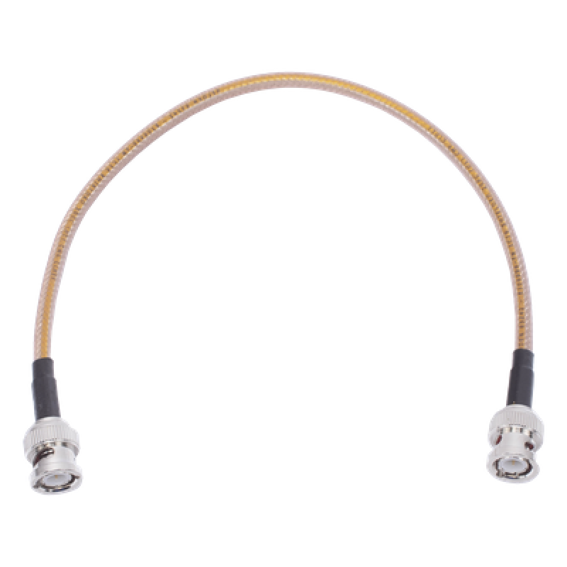 Jumper de 30.5 cm (12.01 pulgadas) con cable LP142 BNC Macho a BNC Macho.