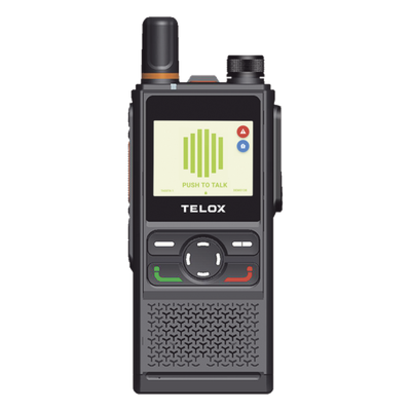 Kit Radio PoC LTE TELOX TE320 + Licencia TASSTA T.FLEX 12 meses / Audio 3W Cancelación de Ruido / IP67 / Batería 4000 mAh (48 hrs) / Doble SIM Global / GPS / Android 8.1 / Cifrado AES-256