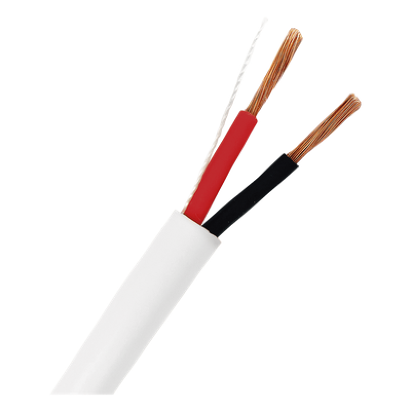 Bobina de 152 m (500 ft) / Cable para Bocina 2x12 AWG / Libre de Oxígeno / Blanco