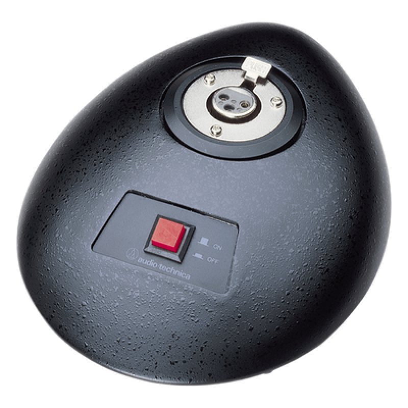 Soporte de sobremesa / Conector QM / Entrada XLRF / Salida XLRM / Switch integrado