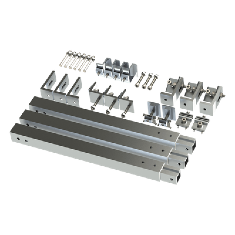 Caja de accesorios de aluminio anodizado para montaje VEKTOR8R2700 , arreglo 1X2para techo
