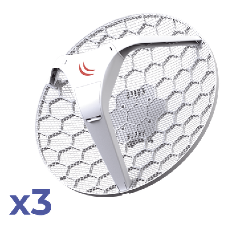 Kit CPE/PtP / 5 GHz / 802.11a/n / Antena 24.5 dBi / 600 MHz / 316 mW / 25 dBm