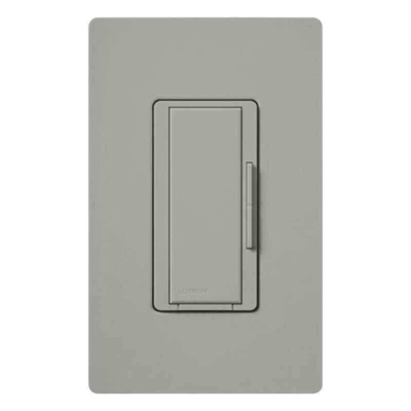 Atenuador remoto auxiliar de pared para control multiubicación, sistema RadioRA 2 Maestro RF, color gris