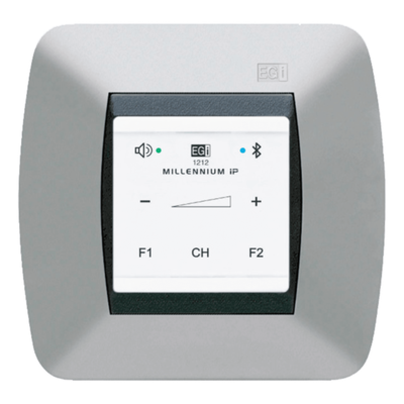 Mando de Audio IP / Control Táctil / Bluetooth 5.0 / Alimentación PoE 802.3af / Montaje en Pared o Superficie