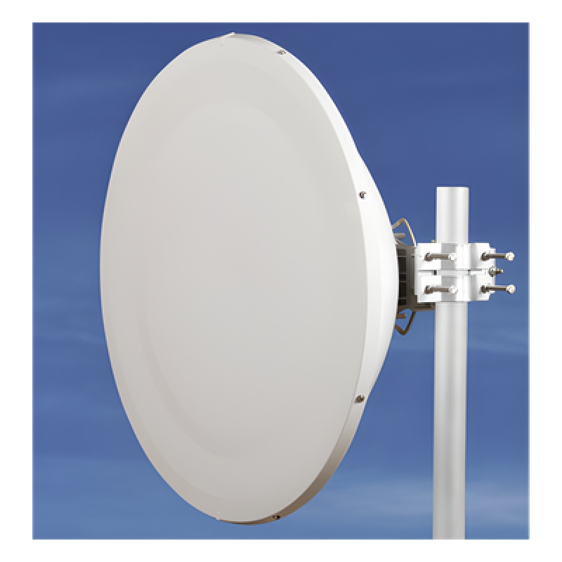 Antena Direccional / 35 dBi / 4.9 - 6.4 GHz / Parábola 1200 mm / Guía de Onda / Polaridad Dual 90° y 45° / Resistencia Viento 210 km/h (689 ft)