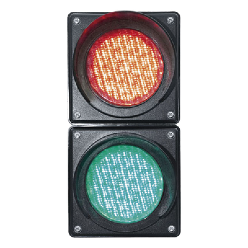 Semáforo / Señalización Rojo y Verde / Diametro 100mm / LED / 110vca.