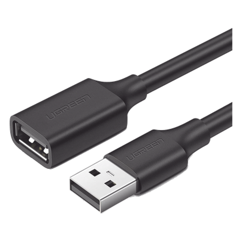 Cable Extensor USB 2.0 A a A | 1 metro | Macho-Hembra | Ultra Durabilidad | Núcleo de Cobre Estañado 28/22 AWG | Blindaje Interior Múltiple / Ideal para teclado, mouse, impresoras, etc.