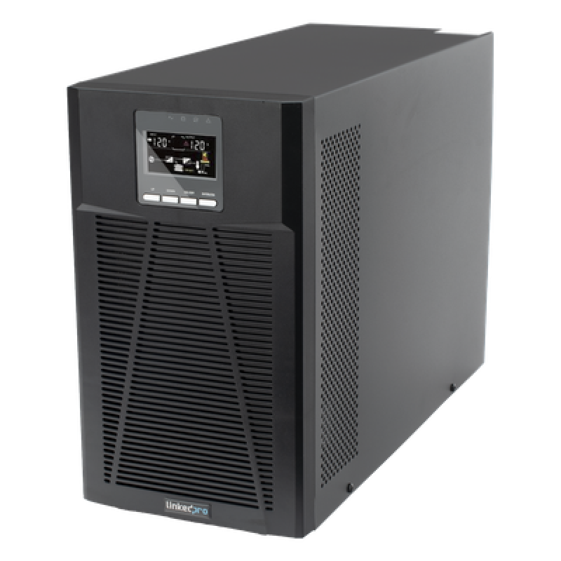 UPS Online Doble Conversión / 2000 VA / 1800 W / Rack-Torre 2U / Onda Senoidal Pura / AVR / Pantalla LCD Configurable