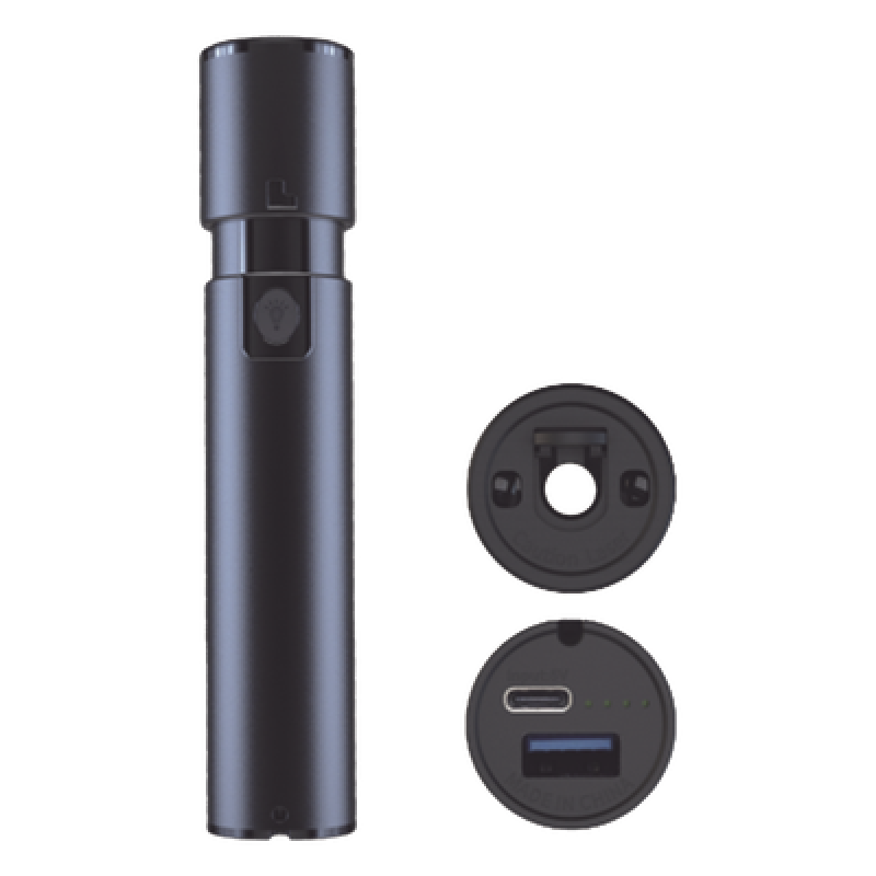 Localizador Visual de Fallos (VFL) / Para Conectores SC, FC, ST / Hasta 8-10 km de Distancia / Recargable por Puerto USB