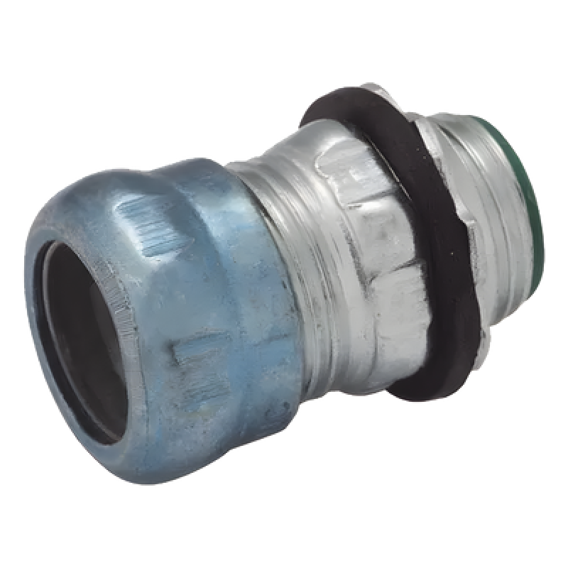 Conector de Compresión / Pared Delgada 3/4 in / Acero Galvanizado / Aislado / 1.35 in (34.29 mm) x 1.255 in (31.88 mm)
