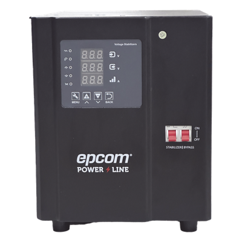 Regulador de Voltaje Industrial Monofásico Ferroresonante 3 kVA/3 kW 120 V / Entrada 96-144 Vca / Salida 117.6- 122.4 Vca