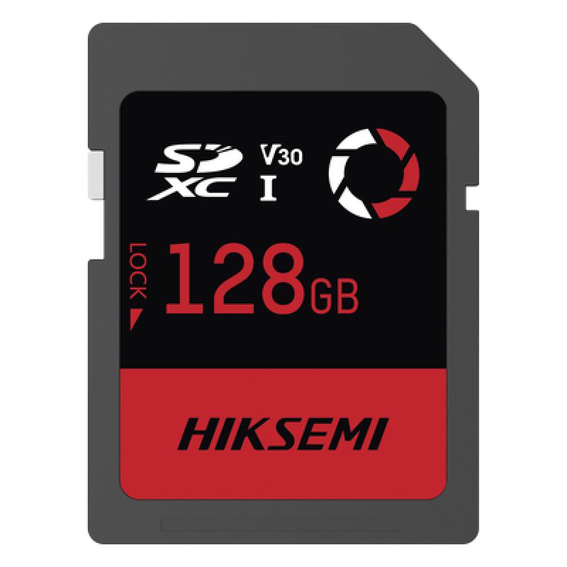 Memoria SD / 128 GB / 180 MB/s Lectura / 150 MB/s Escritura / V30 U3 / Para Drones y Cámaras de Acción / HIKSEMI CAPTURE E30