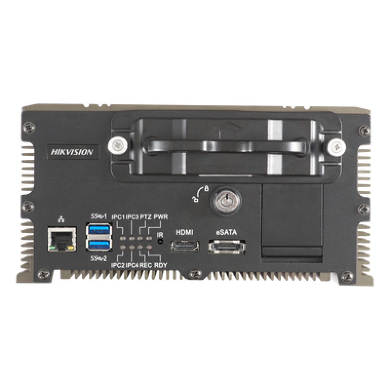 NVR Movil de 5 Canales de 2 Megapixel / 2 Bahías de Dsco Duro de 2 TB / Soporta GPS