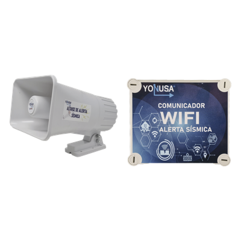 KIT de Alertamiento SISMICO con Audio Oficial SASMEX por WIFI