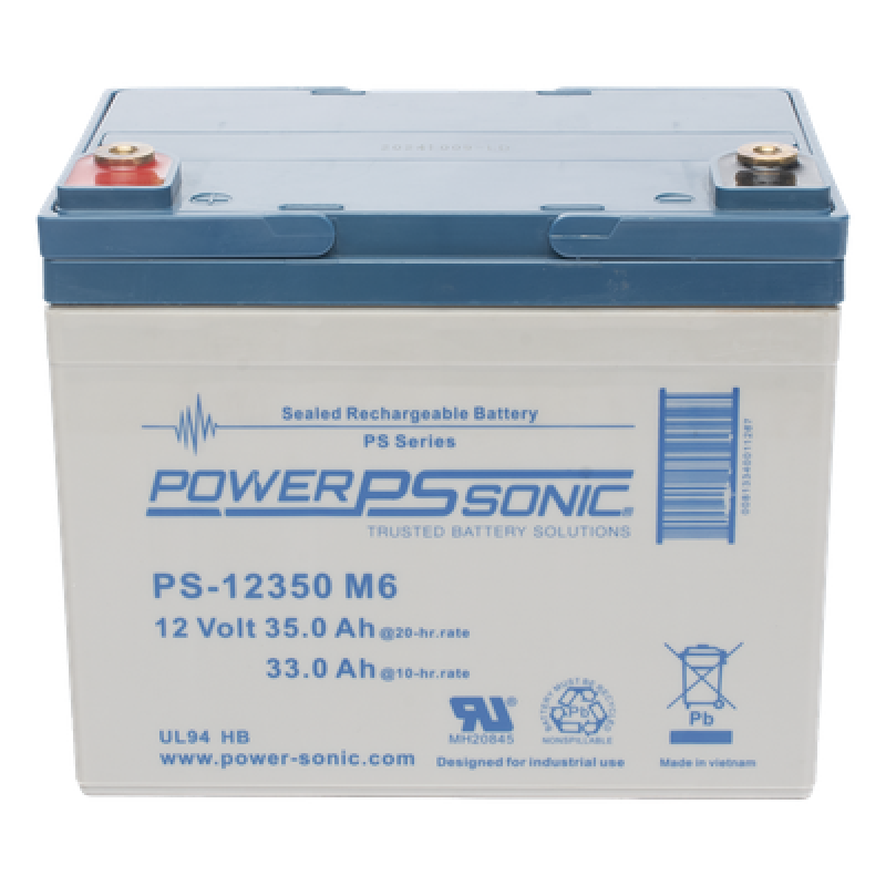 Batería de Respaldo AGM/VRLA / 12V 35Ah / Terminales M6 / Vida Útil 5 Años / Certificación UL
