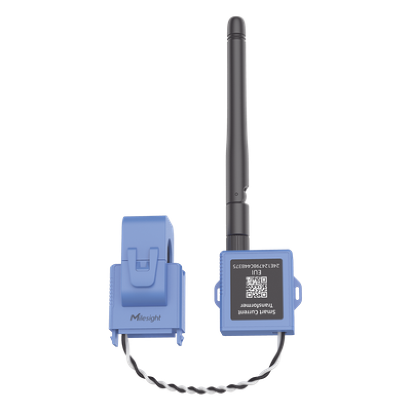 Medidor de Corriente LoRaWAN / 100A / Autoalimentado / Muestreo 3.3 kHz / Sensor de Temperatura / Diseño Desmontable
