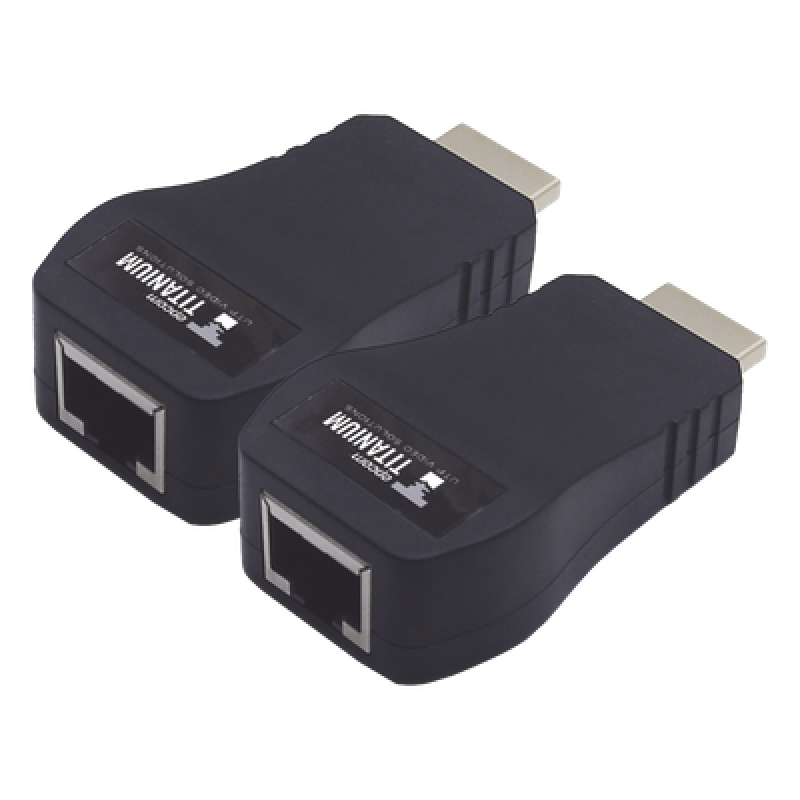 Extensor HDMI / 25 m (82 ft) / Cat5e/Cat6 / 1080p@60Hz / HDMI 1.3 / HDCP 1.2 / Sin Alimentación Externa