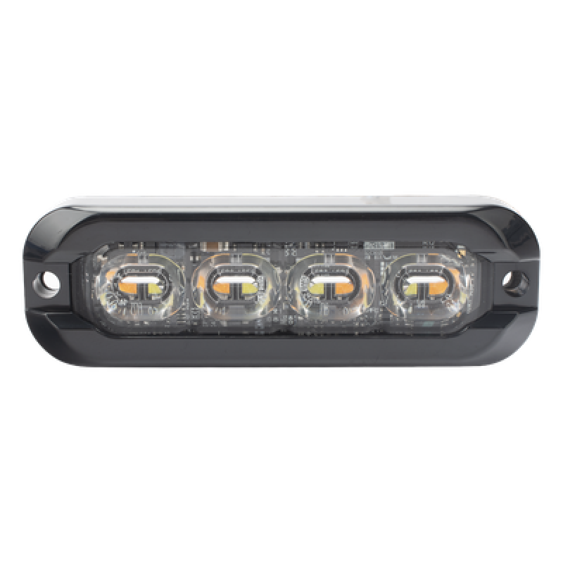 Luz perimetral , 8 LED Ultra Brillantes, Dual Color Ambar / Claro