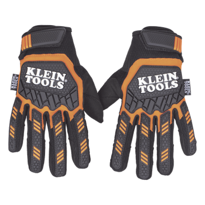 Guantes de Trabajo de Alta Resistencia / Talla Grande / Tejido Táctil en Dedos / Palma de Gamuza / Acolchado D3O / Spandex en Dorso / Lavables a Máquina