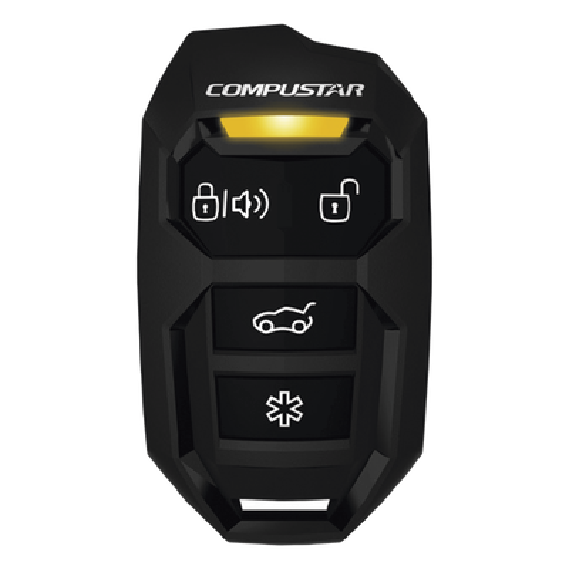 Control Remoto Unidireccional de cuatro botones para Sistemas de alarmas Compustar