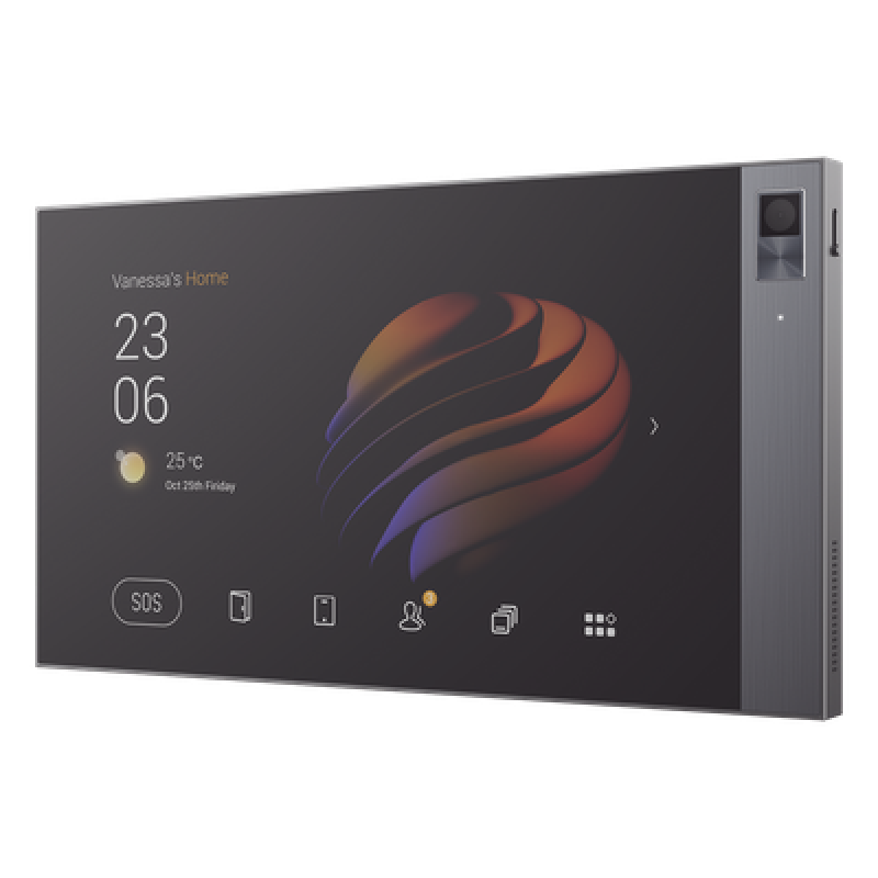 Pantalla táctil Hub controlador integrable con sistemas de automatización compatible con múltiples marcas. Conexión Wifi y Ethernet