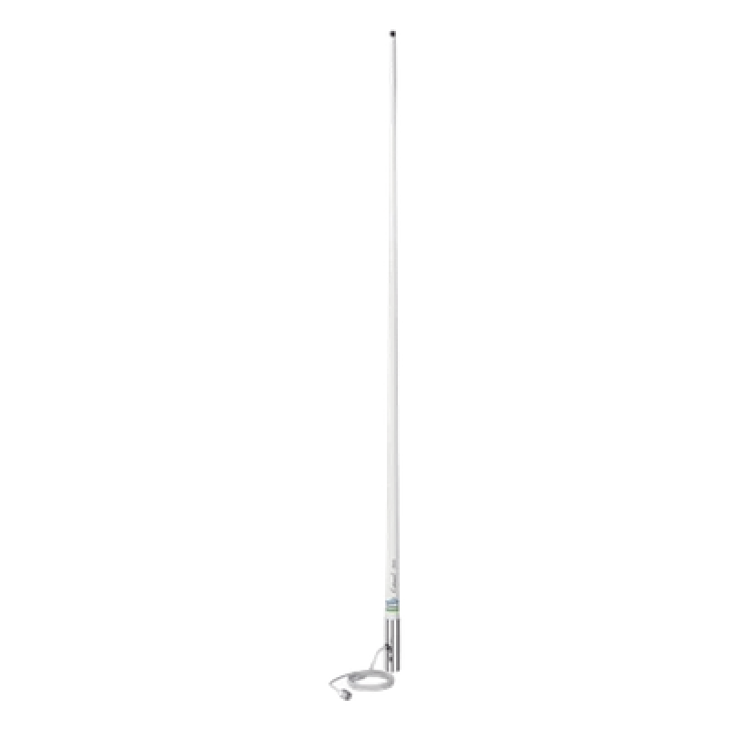 Antena Marina base en banda VHF de 1.2 metros de 3 dB de ganancia a 50 Watts.