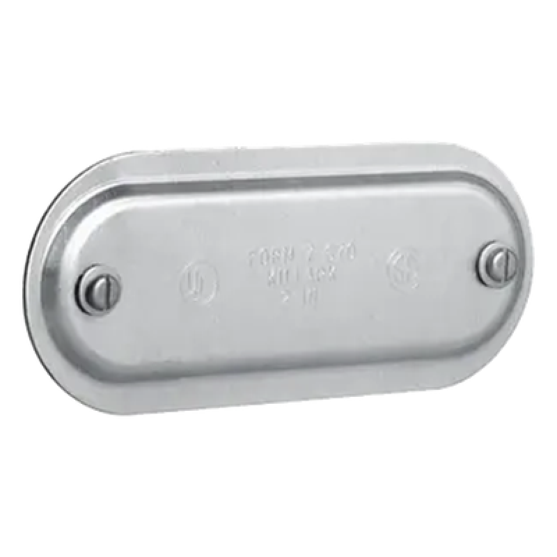 Tapa de Aluminio para Condulet Ovalada de 1".