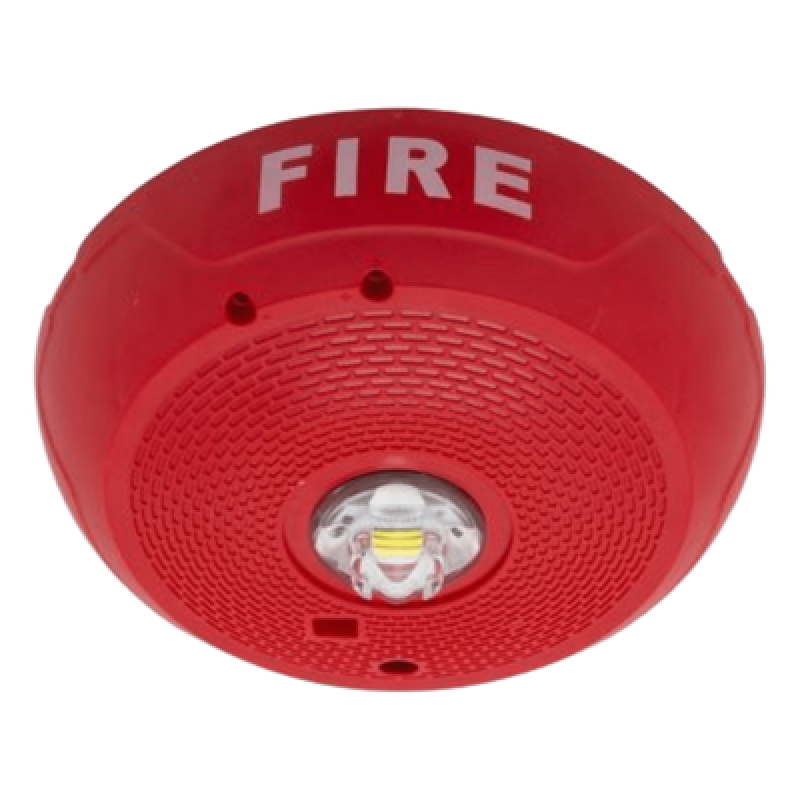 Lámpara estroboscópica LED para techo, sin bocina, candela seleccionable, color rojo, compatible con SpectrAlert