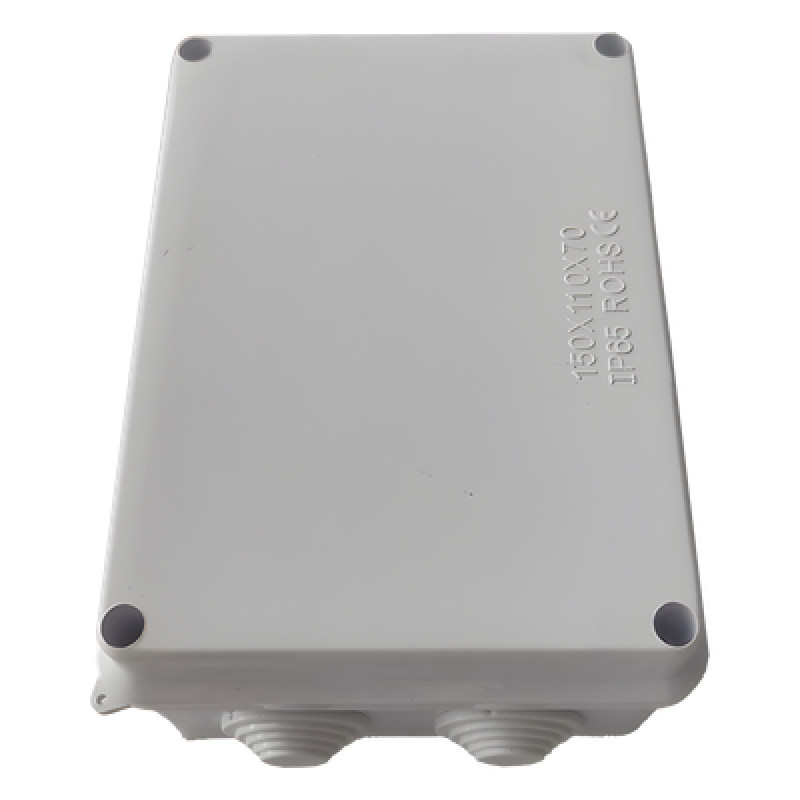 Caja de Derivación-Conexión para Exterior IP65 con 10 Entradas / 150 x 110 x 70 mm / Sellado Seguro con Empaque + 4 Tornillos / Resiste Agua, Polvo y Sol Directo
