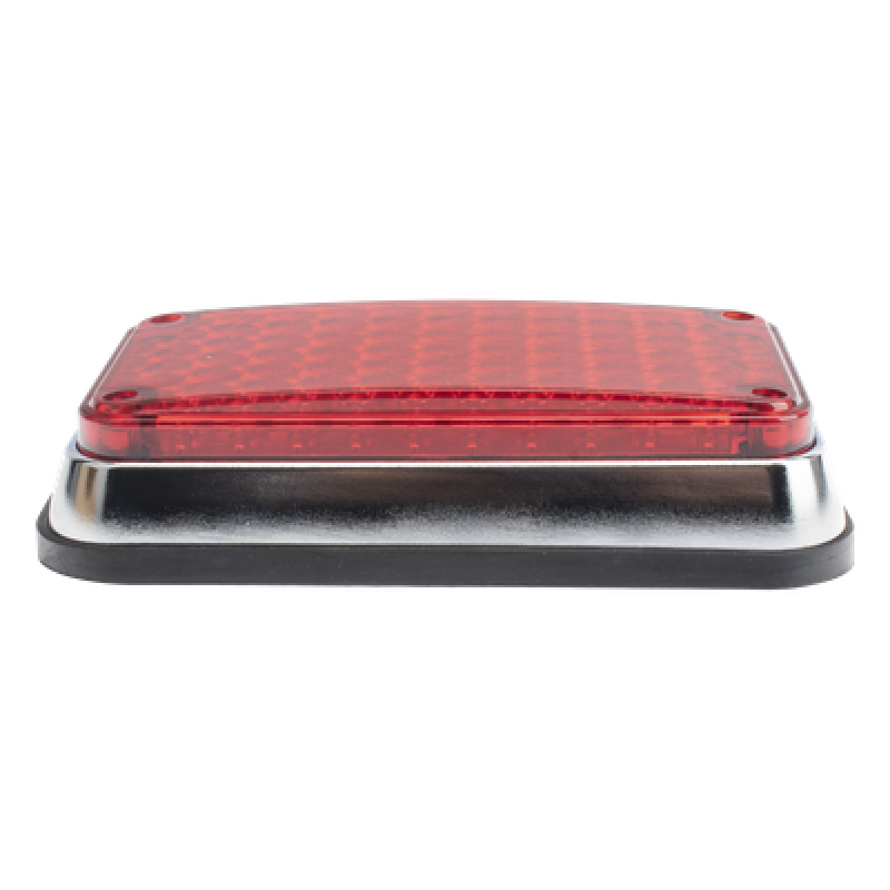 Luz de Advertencia de 6X4", Color Rojo, Ideal para Ambulancias