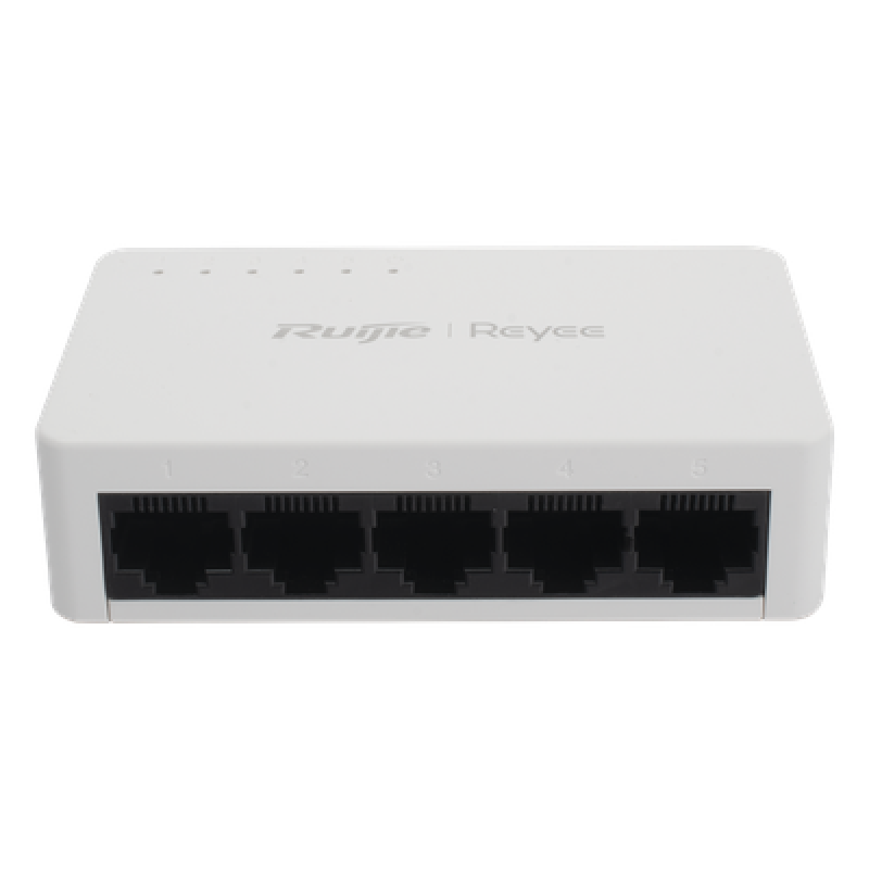 Switch no administrable, Visible en la Topología de la Nube, 5 puertos 10/100 Mbps