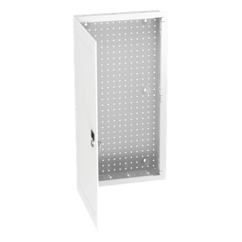Gabinete Multipropósito de Montaje en Pared, de 28 in de Altura, Con Puerta Reversible, Fabricado en Acero, Color Blanco
