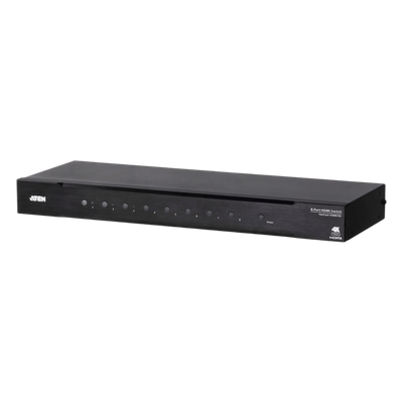 Switch HDMI | 8 Entradas x 1 Salida | Resolución True 4K 4:4:4 | Control RS-232 e IR | HDCP 2.2 | HDR10+ | Plug & Play