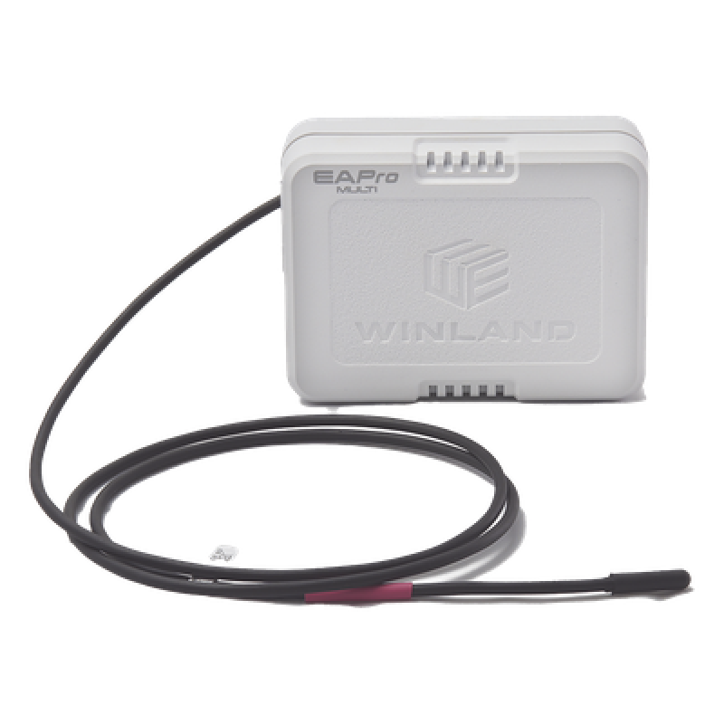 Transmisor Inalámbrico / Sensor de Temperatura y Humedad / Detección de Agua / 2.4 GHz 7 Canales / Alcance 152.4 m (500 ft) / Alimentación Dual AA o 12-24 V DC