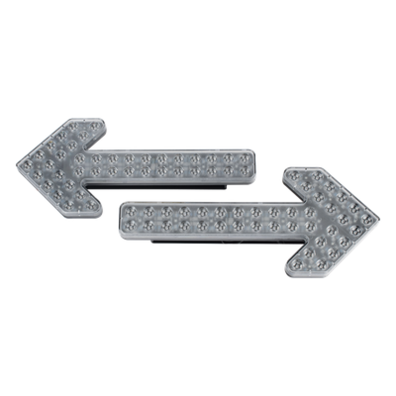 Flecha Directora de Tráfico LED / 24 Pulgadas / 240 LED / Color Ámbar / 35 Patrones de Destello / 12-24 VCC / -30°C a +50°C