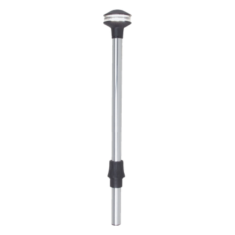 Luz de Poste para Navegación / USCG 2 Millas Náuticas / 12 VDC / 0.89 A / 1 m (3.28 ft) / Embarcaciones <20 m Eslora / Lente Estriada