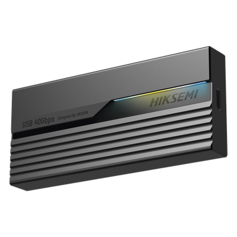 Carcasa para SSD M.2 NVMe / USB4.0 Type-C 40 Gbps / ASUS Aura RGB / Chip ASM2464 / 2242 2260 2280 / Aleación de Aluminio