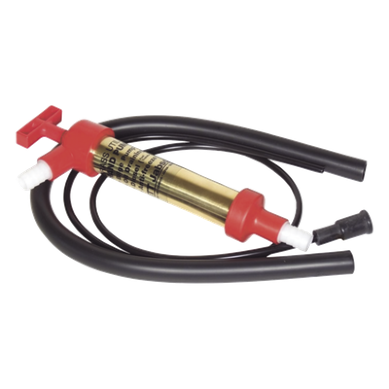 Bomba Manual de Extracción / Latón Resistente a la Corrosión / Flujo 5 L/min / Manguera 13 mm / Compacta 260 mm