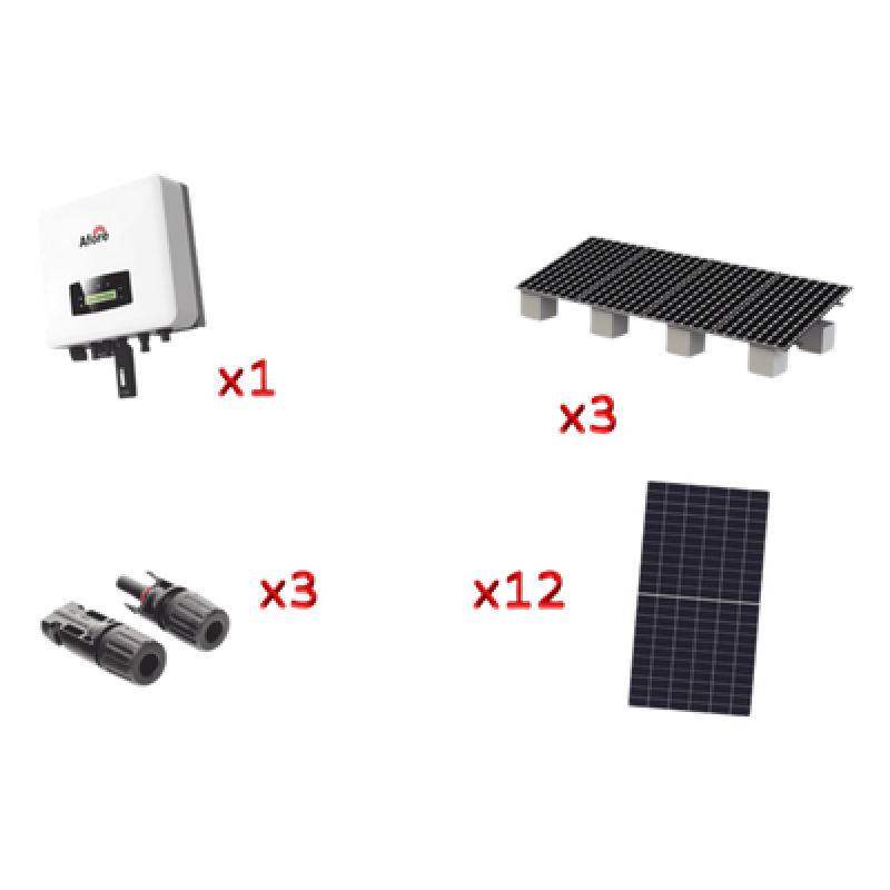 Kit Solar Interconexion / 7kW 220Vca / Inversor AFORE / Montaje Incluido
